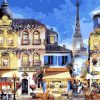 Market In Paris Cities Paint By Numbers