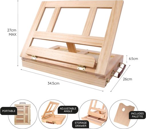 tabletop easel for paintings