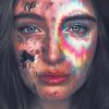 Sad Colorful Girl NEW Paint By Numbers