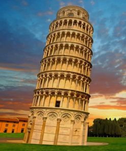 Leaning Tower Of Pisa Italy paint by numbers