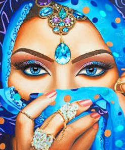 Arabian Woman Paint by numbers