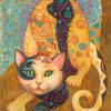 gustav klimt cat paint by number