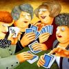 Women Playing Cards Paint by numbers