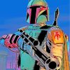 Boba Fett Mandalorian paint by numbers