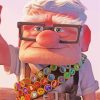 Carl Fredricksen paint by numbers