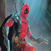 Deadpool Batman paint by numbers