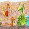 Dinosaur Train Animation Paint by numbers