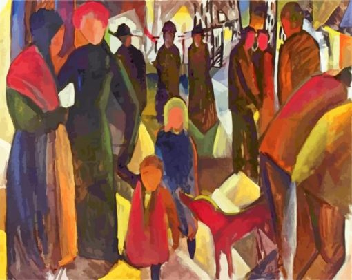 Farewell By Macke paint by numbers