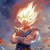 Goku Art paint by numbers