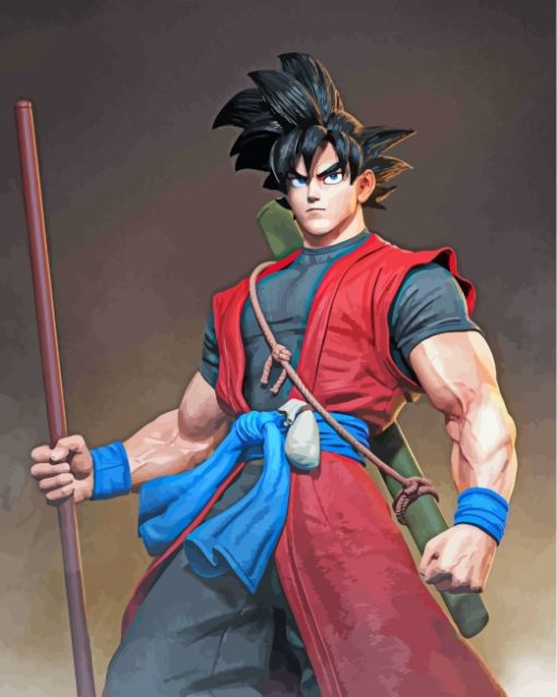 Goku Dragon Ball Anime paint by numbers