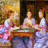 Hearts Are Trumps Millais paint by numbers