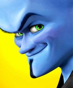 Punk Rock Megamind paint by numbers