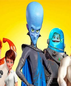 Megamind paint by numbers