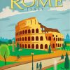 Rome City Poster paint by numbers