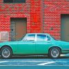 Vintage Green Jaguar paint by numbers