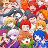 Danganronpa The Anime paint by numbers