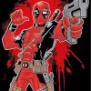 deadpool art paint by numbers