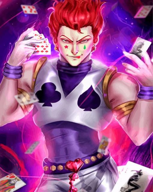 Hunter x Hunter Hisoka paint by numbers