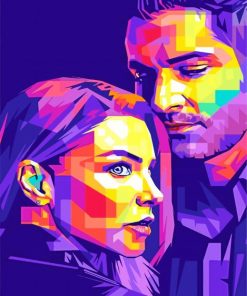 Lucifer And Chloe Pop Art