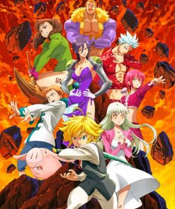 Nanatsu The Seven Deadly Sins paint by numbers