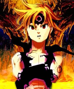 Nanatsu From Seven Deadly Sins paint by numbers