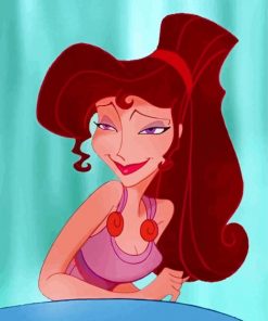 Princess Megara paint by numbers