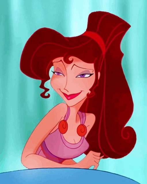 Princess Megara paint by numbers