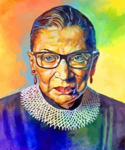 Ruth Bader Ginsburg paint by numbers