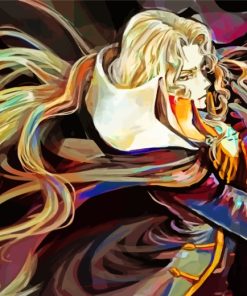 Alucard Castlevania paint by number