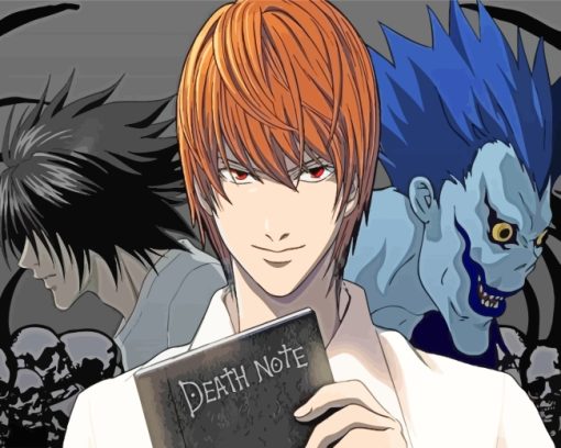 Anime Death Note paint by numbers