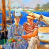 Argenteuil By Manet paint by numbers