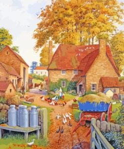 Autumn Countryside paint by numbers