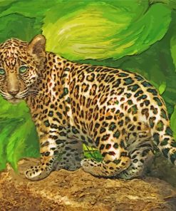 Baby Jaguar paint by numbers