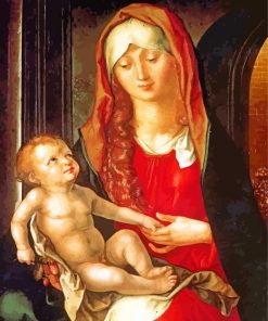 Bagnacavallo Madonna By Durer paint by number