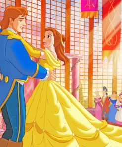 Belle Princess And Prince Paint by numbers