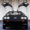 Black Delorean Car paint by numbers