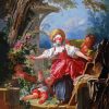 Blind Man's Bluff Fragonard paint by number