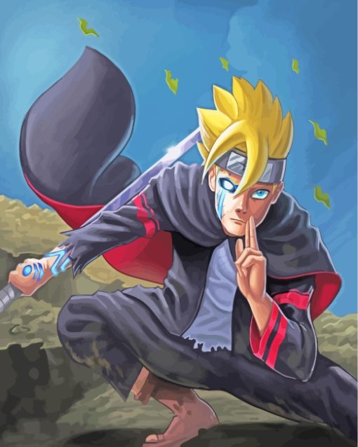 Boruto Uzumaki Art paint by numbers