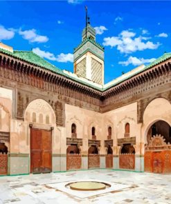 Bou Inania Madrasa Fez paint by numbers