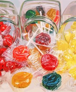 Candies Jars paint by numbers