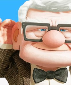 Carl Fredricksen Up paint by number