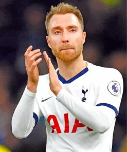 christian Eriksen Football Player paint by number