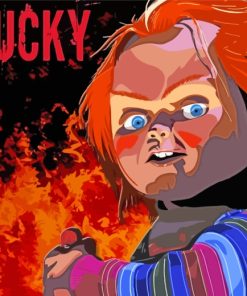 Chucky Doll paint by numbers