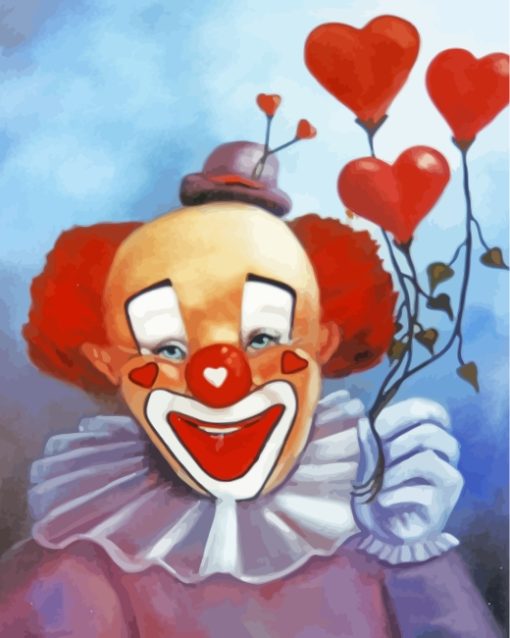 Circus Clown Paint by numbers