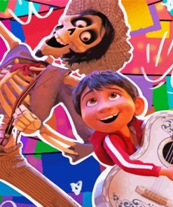 Coco Comedy Movie paint by number