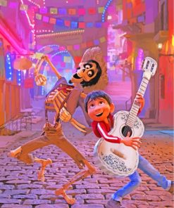 Coco Movie Characters paint by numbers