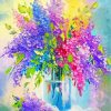 Colorful Lilacs Bouquet Art paint by numbers