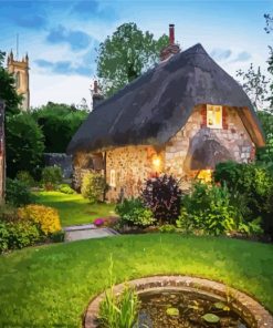 Cotswolds Cottage paint by numbers