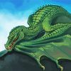 Crocodile Dragon paint by numbers