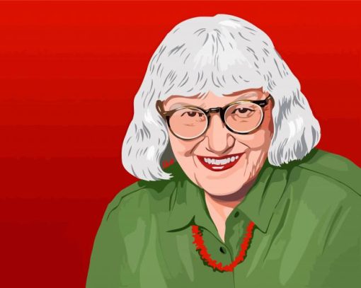 Cynthia Ozick Illustration ppaint by nummbers